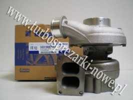 DAF - Turbosprężarka BorgWarner KKK 12.6 53319887144 /  5331